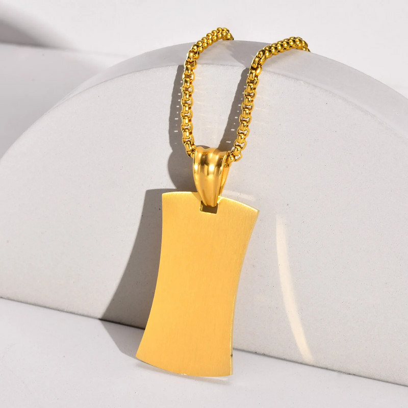 Περιδέραιο ανδρών Mason, Μασονικά κοσμήματα, Ετικέτα από ανοξείδωτο ατσάλι Μασονικό κολιέ Freemason Gift for Men Jewels