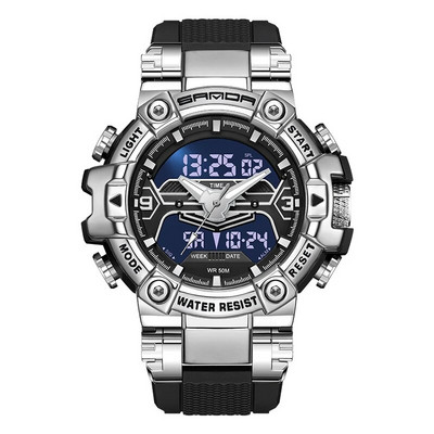 SANDA 2023 Αθλητικά ανδρικά ρολόγια Κορυφαίας επωνυμίας Πολυτελές ρολόι από χαλαζία ανδρικό αδιάβροχο S Shock Ανδρικό ρολόι relogio masculino 3186