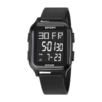 YIKAZE Sports Ανδρικό Ρολόι 3Bar Αδιάβροχο Ημερολόγιο Αντίστροφη μέτρηση LED Ηλεκτρονικά ρολόγια χειρός Ρολόι Ψηφιακό Ρολόι Ανδρικό Φοιτητικό Παιδικό