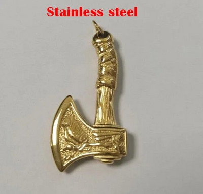 NORSE JEWELRY VIKING KAKLAPAS BJORN AX PANDANT SKANDINAVIJAS BATTLE AXE VIKINGS JEWELS