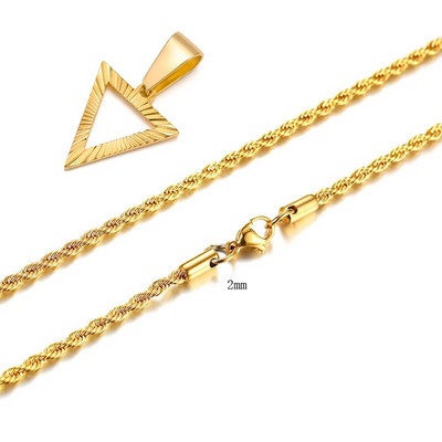 Kullatud meeste kaelakee, reljeefne kiirgusega ristkülikukujuline ripats, roostevabast terasest päikesepõletuse võlu kaelakeed, ehted