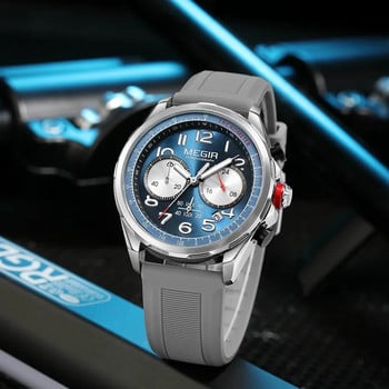 Sports Chronograph Man ρολόι πολυλειτουργικό αδιάβροχο μόδας φωτεινά ανδρικά ρολόγια Luxury date Quartz ρολόγια χειρός