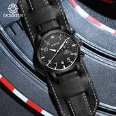 OCHSTIN uus käsitööseeria vabaaja mood, lihtne veekindel kvartsliikumisega multifunktsionaalne helendav meeste kvartskell