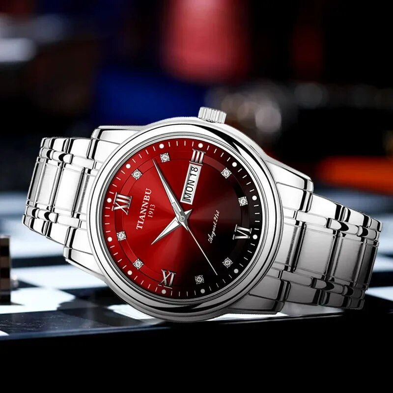 JUNYU klassikaline meeste käekell äri automaatsed käekellad kalender helendavad käekellad veekindlad kvartsist meeste käekellad