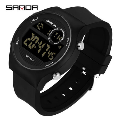 SANDA Fashion Outdoor Sport Ceas Top Luxury Brand Bărbați Ceasuri Digitale LED Impermeabil Ceas Militar Bărbați 9013