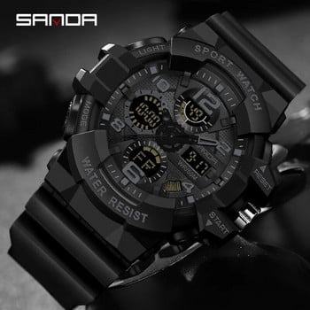 SANDA Brand G-Style Military Watch Ανδρικά Ψηφιακά Αθλητικά Ρολόγια Ανδρικά Αδιάβροχα Ηλεκτρονικά Ανδρικά Ρολόγια χειρός 2022 Relogios