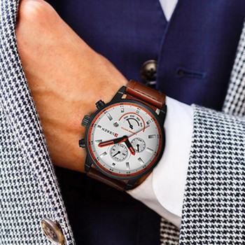 Κορυφαία μάρκα Πολυτελή ανδρικά αθλητικά ρολόγια Fashion Casual ρολόι χαλαζία Ανδρικό ρολόι καρπού στρατιωτικό Ανδρικό ρολόι relogio CURREN 8217