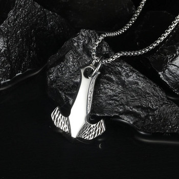 Ανδρικό ρετρό κολιέ με άγκυρα Viking από ανοξείδωτο ατσάλι Πανκ αλυσίδα λαιμού Vintage γιακά Μοντέρνα αξεσουάρ μόδας κοσμήματα