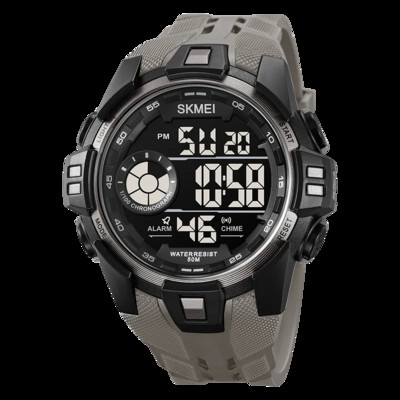 SKMEI Jaapani digitaalne liikumise stopper Spordikellad meeste vabaaja taustavalgustusega ekraan 5 baari veekindel käekell kuupäeva äratuskell