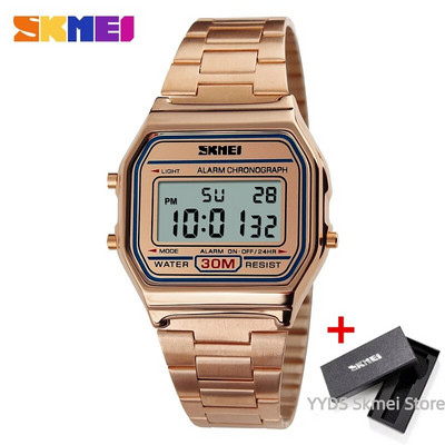SKMEI 1123 Ceasuri de afaceri pentru bărbați Ceas de mână rezistent la apă Ceas masculin Ceas electronic de modă Ceas de mână pentru bărbați Ceas clasic pentru bărbați