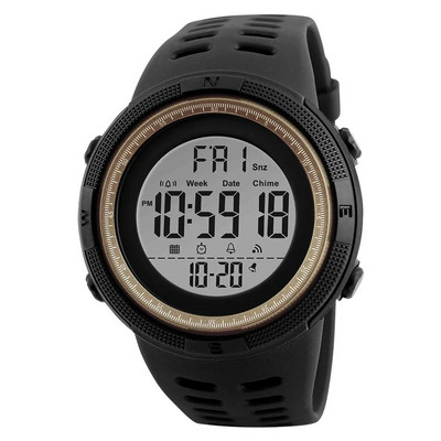 SKMEI 1251 Ceasuri multifuncționale Ceas cu alarmă Chrono 5Bar Ceas digital impermeabil reloj hombre Ceas sport în aer liber Bărbați