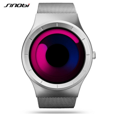 SINOBI unikalus „Vortex Concept“ laikrodis vyriškas aukštos kokybės 316 l nerūdijančio plieno modernus „Trend Sport“ juodas rankinis laikrodis reloj hombre