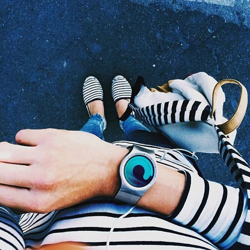 SINOBI unikalus „Vortex Concept“ laikrodis vyriškas aukštos kokybės 316 l nerūdijančio plieno modernus „Trend Sport“ juodas rankinis laikrodis reloj hombre