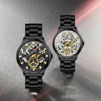 Μοντέρνο ανδρικό ρολόι αδιάβροχο Creative Luminous Quartz Ρολόγια Μόδας Ημερολόγιο Επαγγελματικό Ανδρικό ρολόι χειρός