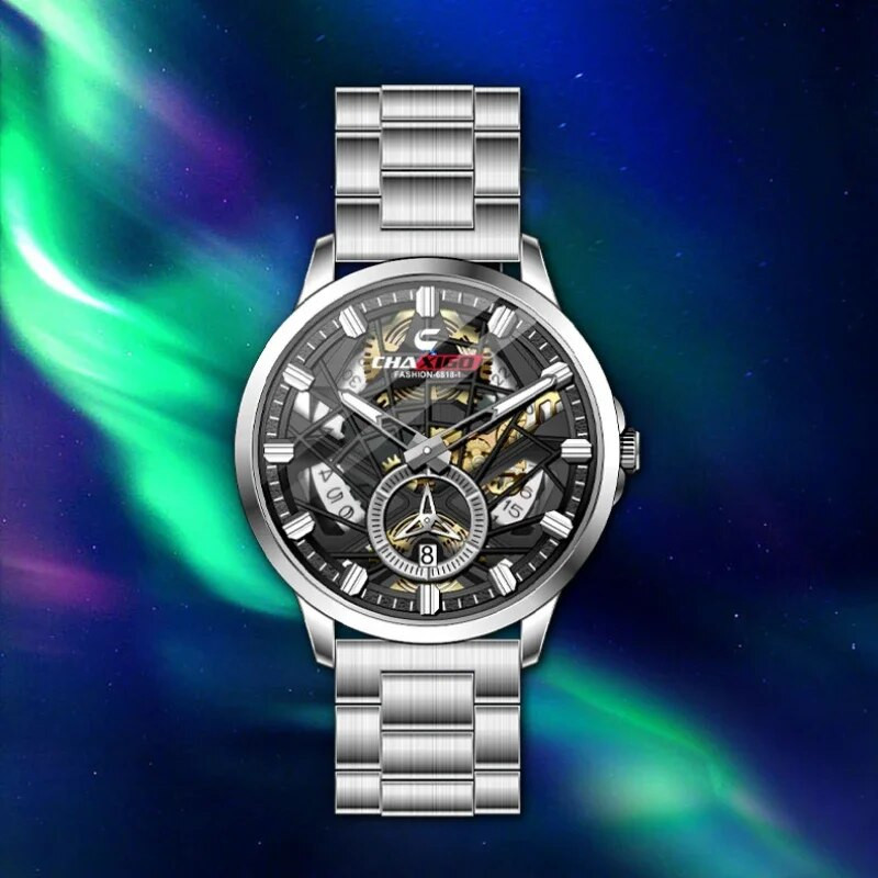 Μοντέρνο ανδρικό ρολόι αδιάβροχο Creative Luminous Quartz Ρολόγια Μόδας Ημερολόγιο Επαγγελματικό Ανδρικό ρολόι χειρός