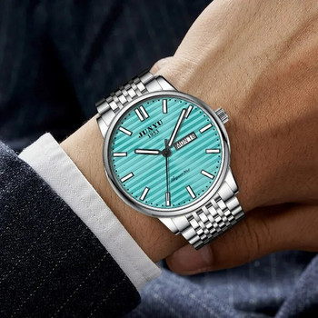 JUNYU Luxury Business Ανδρικό Ρολόι Ημερομηνίας Ρολόι Χαλαζία Ρολόγια Χεριού Casual Automatic Wristwatch Αδιάβροχο Ανδρικά Ρολόγια