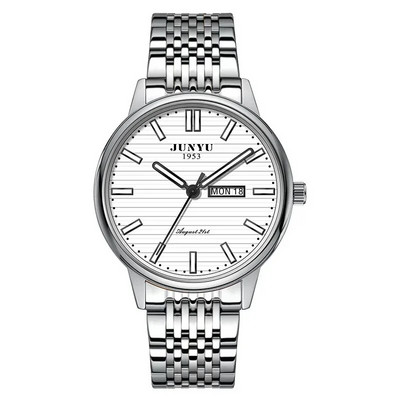 JUNYU luksuslik ärimeeste käekell Kuupäevakell kvartskäekellad vabaaja automaatne käekell veekindel käekell meeste käekellad