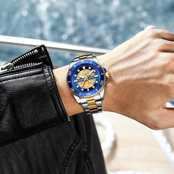 CURREN Модни мъжки часовници от неръждаема стомана Луксозни мъжки спортни кварцови ръчни часовници Мъжки бизнес ежедневни часовници relogio masculino
