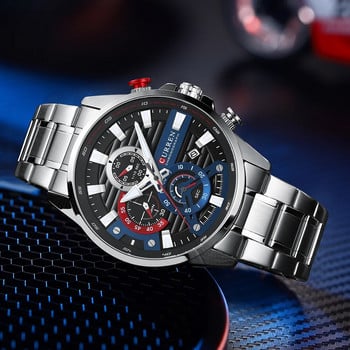 Ανδρικό ρολόι CURREN Luxury Quartz Chronograph Sport Αδιάβροχο Ανδρικά Ρολόγια Military Fashion Ρολόι χειρός από ανοξείδωτο ατσάλι