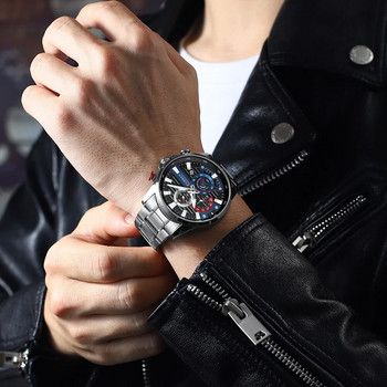 Ανδρικό ρολόι CURREN Luxury Quartz Chronograph Sport Αδιάβροχο Ανδρικά Ρολόγια Military Fashion Ρολόι χειρός από ανοξείδωτο ατσάλι