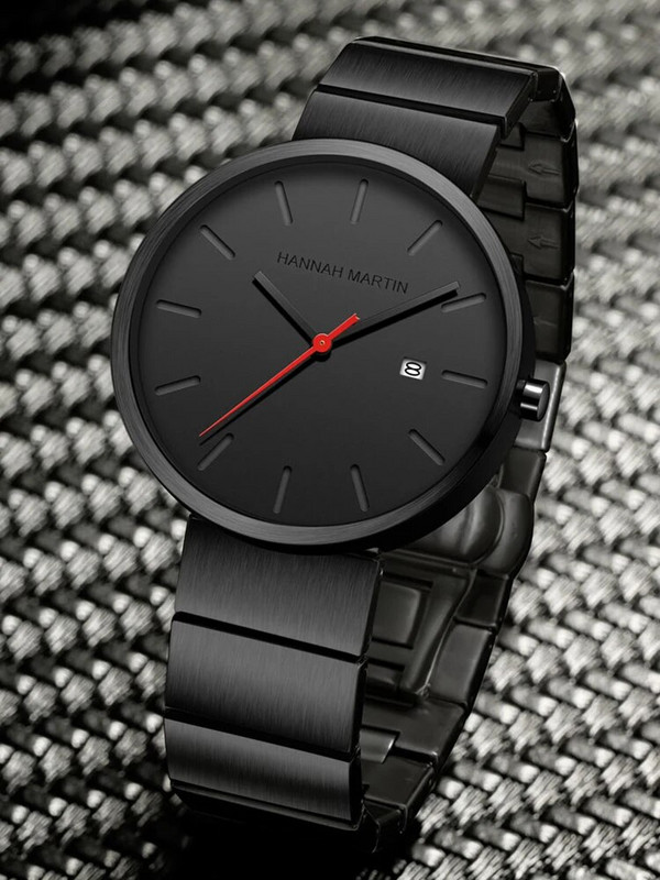 Hannah Martini käekell meestele Jaapani imporditud liikumise originaal 3ATM veekindel moodne lihtne ärikell Relogio Masculino