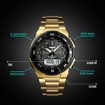 SKMEI 1370 Sport Ανδρικό Ρολόι Χρονόμετρο Αδιάβροχο Ανδρικά Ρολόγια Fashion Reloj Masculino Strap Man Ρολόι χειρός 1454
