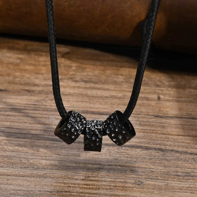 Stilingi vyriški karoliukai „Choker“ karoliai, vandeniui atsparus nerūdijančio plieno veganiškas karoliukų papuošalas su apykakle, dovana vaikinui vyrui tėčiui jam