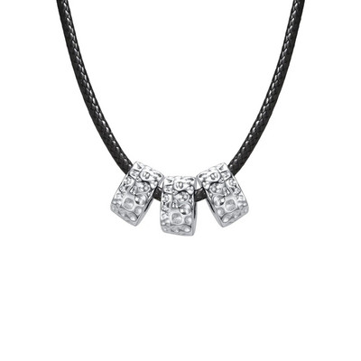 Stilingi vyriški karoliukai „Choker“ karoliai, vandeniui atsparus nerūdijančio plieno veganiškas karoliukų papuošalas su apykakle, dovana vaikinui vyrui tėčiui jam