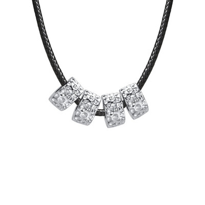 Stilingi vyriški karoliukai „Choker“ karoliai, vandeniui atsparus nerūdijančio plieno veganiškas karoliukų papuošalas su apykakle, dovana vaikinui vyrui tėčiui jam