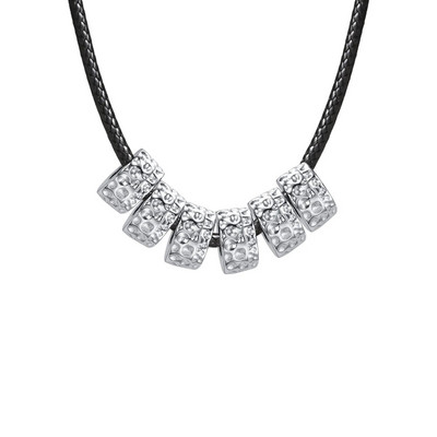 Stilingi vyriški karoliukai „Choker“ karoliai, vandeniui atsparus nerūdijančio plieno veganiškas karoliukų papuošalas su apykakle, dovana vaikinui vyrui tėčiui jam