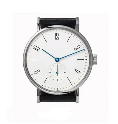 Brändi kvartsist kahe tihvtiga poolkella sulamist roostevabast terasest kellade seeria 770 meeste käekellad luksuslik hõbedane käekell