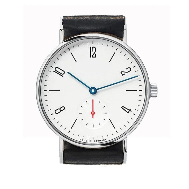 Brändi kvartsist kahe tihvtiga poolkella sulamist roostevabast terasest kellade seeria 770 meeste käekellad luksuslik hõbedane käekell