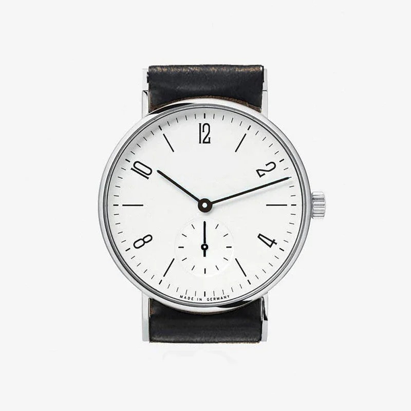 Brändi kvartsist kahe tihvtiga poolkella sulamist roostevabast terasest kellade seeria 770 meeste käekellad luksuslik hõbedane käekell