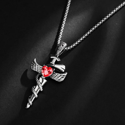 Colier din dinți de lup Accesorii de modă pentru bărbați Design avansat Sense pandantiv pentru grupuri mici INS High Street Fashion Brand Versatil