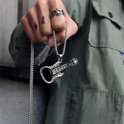 Colier din dinți de lup Accesorii de modă pentru bărbați Design avansat Sense pandantiv pentru grupuri mici INS High Street Fashion Brand Versatil