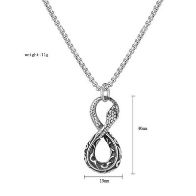 Colier din dinți de lup Accesorii de modă pentru bărbați Design avansat Sense pandantiv pentru grupuri mici INS High Street Fashion Brand Versatil