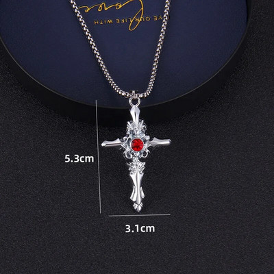 Colier din dinți de lup Accesorii de modă pentru bărbați Design avansat Sense pandantiv pentru grupuri mici INS High Street Fashion Brand Versatil