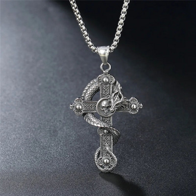 Colier din dinți de lup Accesorii de modă pentru bărbați Design avansat Sense pandantiv pentru grupuri mici INS High Street Fashion Brand Versatil