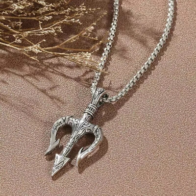 Colier din dinți de lup Accesorii de modă pentru bărbați Design avansat Sense pandantiv pentru grupuri mici INS High Street Fashion Brand Versatil