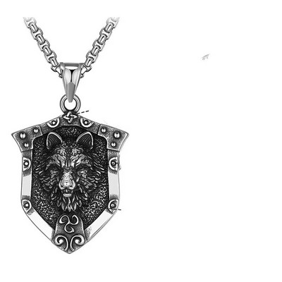 Colier din dinți de lup Accesorii de modă pentru bărbați Design avansat Sense pandantiv pentru grupuri mici INS High Street Fashion Brand Versatil