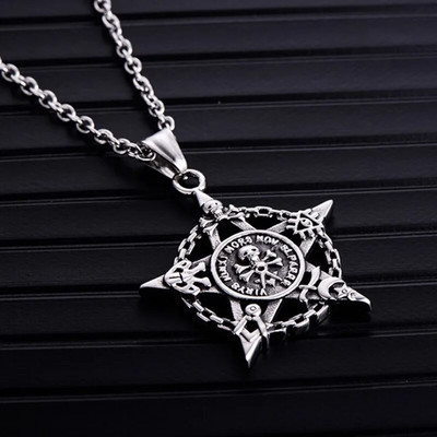 Colier din dinți de lup Accesorii de modă pentru bărbați Design avansat Sense pandantiv pentru grupuri mici INS High Street Fashion Brand Versatil