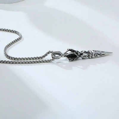 Colier din dinți de lup Accesorii de modă pentru bărbați Design avansat Sense pandantiv pentru grupuri mici INS High Street Fashion Brand Versatil