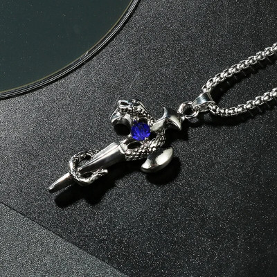 Colier din dinți de lup Accesorii de modă pentru bărbați Design avansat Sense pandantiv pentru grupuri mici INS High Street Fashion Brand Versatil