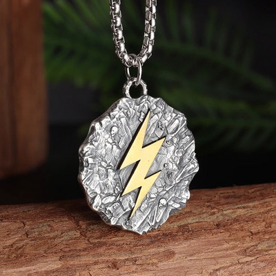 Rafinat Retro Creativ Poseidon Trident Colier pandantiv din aliaj Bărbați dominator Zilnic Petrecere Locomotivă Rock Accesorii Cadou