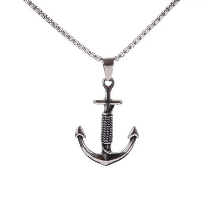 Rafinat Retro Creativ Poseidon Trident Colier pandantiv din aliaj Bărbați dominator Zilnic Petrecere Locomotivă Rock Accesorii Cadou
