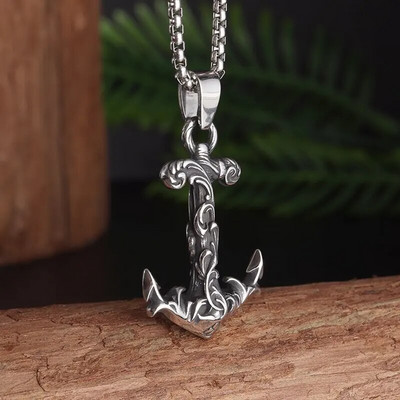 Rafinat Retro Creativ Poseidon Trident Colier pandantiv din aliaj Bărbați dominator Zilnic Petrecere Locomotivă Rock Accesorii Cadou