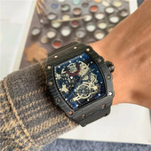 Vrhunska AAA kvaliteta Automatic Sport 3-pinski vodootporan RICHARD Višenamjenski mehanizam Marka muških satova Luksuzni