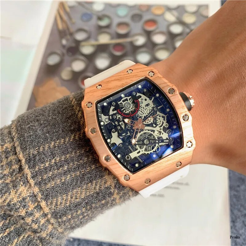 Vrhunska AAA kvaliteta Automatic Sport 3-pinski vodootporan RICHARD Višenamjenski mehanizam Marka muških satova Luksuzni