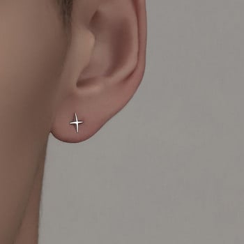 Punk Small Cross Stud σκουλαρίκια για εφήβους Ear Piercing Star σκουλαρίκια Γυναικεία Ανδρικά Pierced Ασυνήθιστα Σκουλαρίκια Party Κοσμήματα