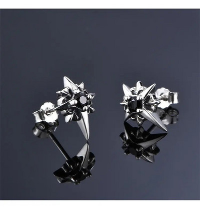 Punk Small Cross Stud σκουλαρίκια για εφήβους Ear Piercing Star σκουλαρίκια Γυναικεία Ανδρικά Pierced Ασυνήθιστα Σκουλαρίκια Party Κοσμήματα